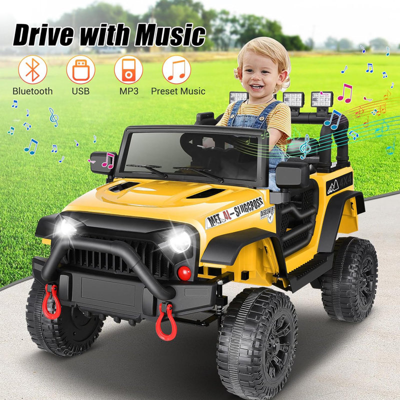 Jeep ride on toy battery best sale